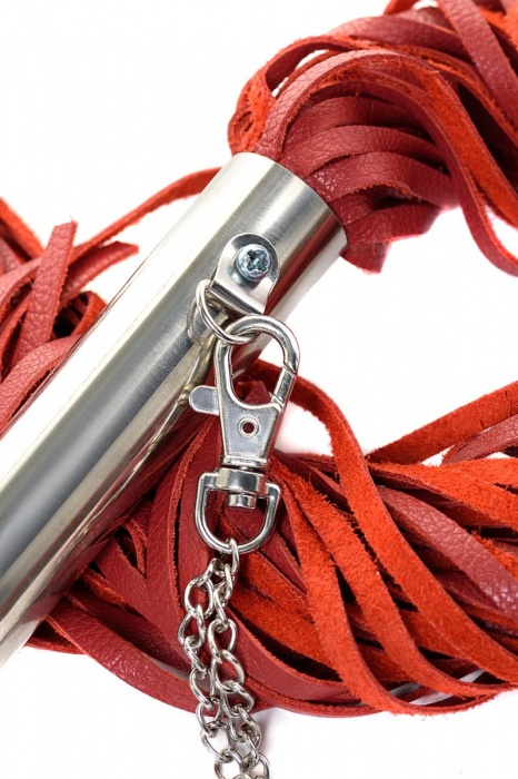 Красная кожаная плеть - ToyFa - купить с доставкой в Новочеркасске
