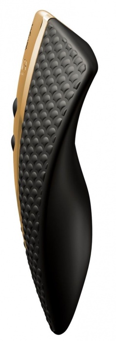 Черный клиторальный вибростимулятор OBI - Shunga