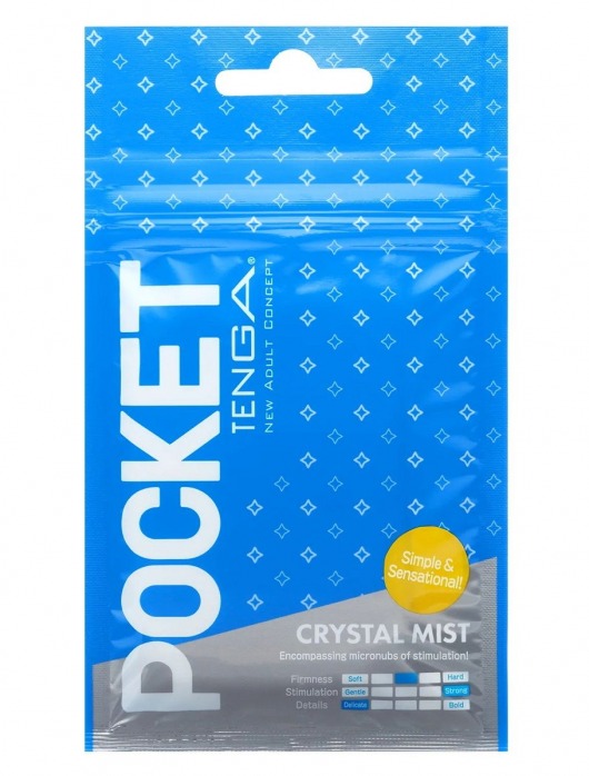 Карманный мастурбатор Crystal Mist - Tenga - в Новочеркасске купить с доставкой