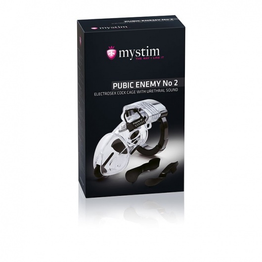 Пояс верности Pubic Enemy №2 с электростимуляцией уретры - MyStim - купить с доставкой в Новочеркасске