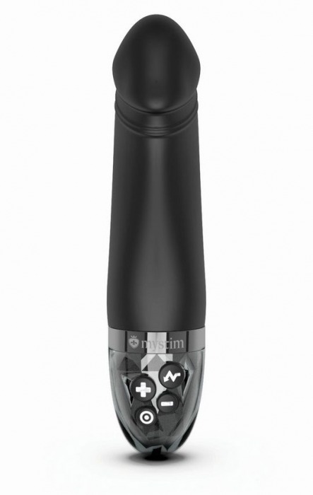 Черный вибратор с электростимуляцией Real Deal Neal - 16,5 см. - MyStim - купить с доставкой в Новочеркасске
