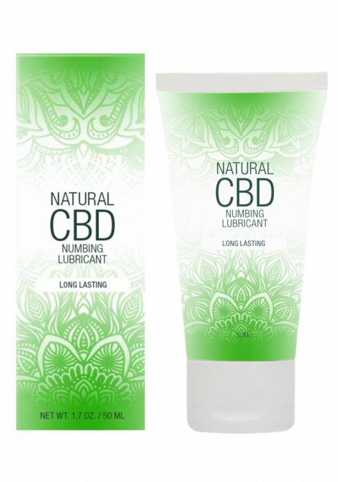 Лубрикант с пролонгирующим эффектом Natural CBD Numbing Lubricant - 50 мл. - Shots Media BV - купить с доставкой в Новочеркасске