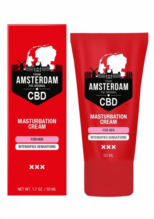 Крем для мастурбации для женщин CBD from Amsterdam Masturbation Cream For Her - 50 мл. - Shots Media BV - купить с доставкой в Новочеркасске