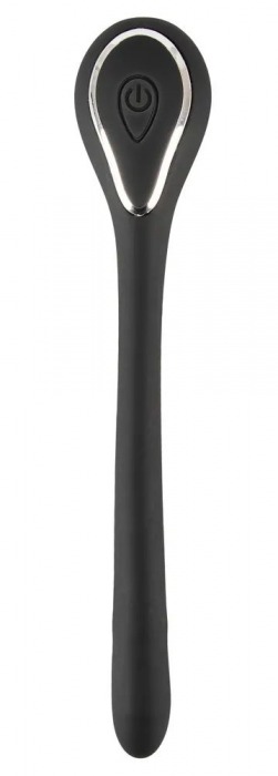 Черный гибкий уретральный стимулятор с вибрацией Vibrating Bendable Dilator - 13,5 см. - Orion - купить с доставкой в Новочеркасске