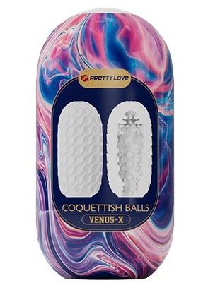 Мастурбатор в форме яйца Coquettish Balls - Baile - в Новочеркасске купить с доставкой