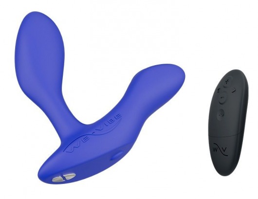Синий анальный вибратор We-Vibe Vector+ - We-vibe - в Новочеркасске купить с доставкой