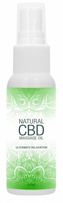 Массажное масло Natural CBD Massage Oil - 50 мл. - Shots Media BV - купить с доставкой в Новочеркасске