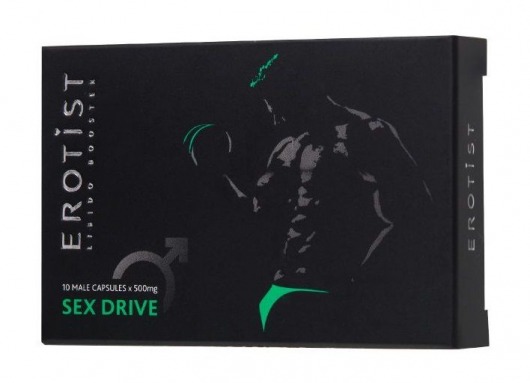 Капсулы для мужчин для повышения либидо Erotist SEX DRIVE - 10 капсул (500 мг.) - Erotist Libido Booster - купить с доставкой в Новочеркасске