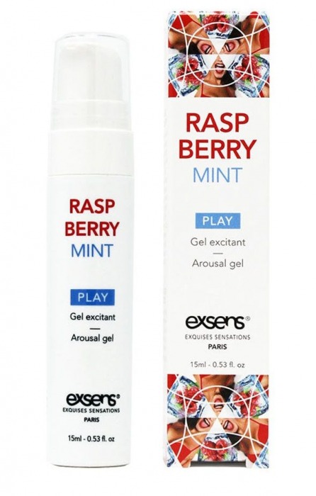 Возбуждающий гель Raspberry Mint с ароматом малины и мяты - 15 мл. - Exsens - купить с доставкой в Новочеркасске