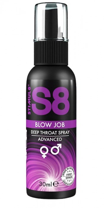 Лубрикант для орального секса S8 Deep Throat Spray - 30 мл. - Stimul8 - купить с доставкой в Новочеркасске