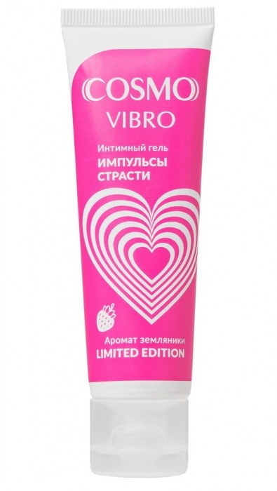 Возбуждающий гель на водно-силиконовой основе Cosmo Vibro с ароматом земляники - 50 гр. - Биоритм - купить с доставкой в Новочеркасске
