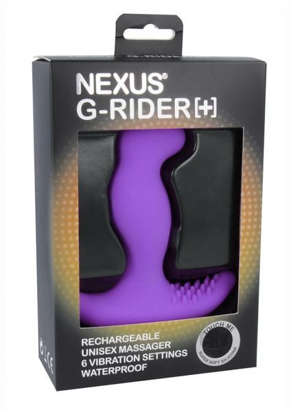 Фиолетовый вибромассажер простаты Nexus G-Rider+ - 12,6 см. - Nexus Range - в Новочеркасске купить с доставкой