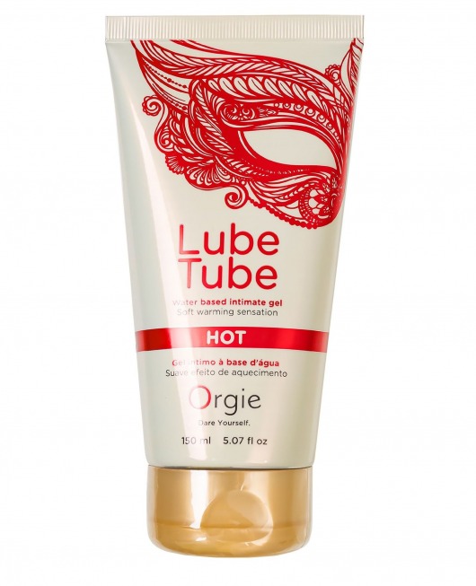 Интимный гель на водной основе Lube Tube Hot с разогревающим эффектом - 150 мл. - ORGIE - купить с доставкой в Новочеркасске