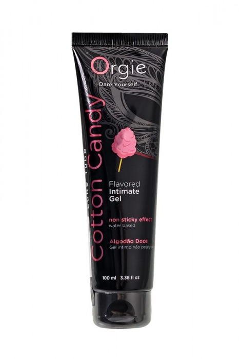 Интимный гель на водной осное Lube Tube Cotton Candy со вкусом сахарной ваты - 100 мл. - ORGIE - купить с доставкой в Новочеркасске