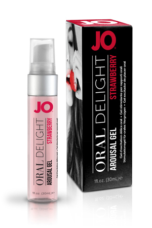 Клубничный лубрикант для оральных ласк Oral Delight Strawberry Sensation - 30 мл. - System JO - купить с доставкой в Новочеркасске