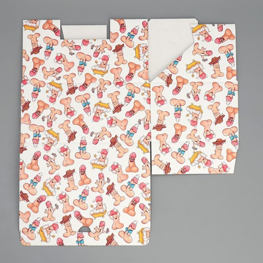 Сборная подарочная коробка «Веселые джентельмены» -  22 х 15 х 10 см. - Сима-Ленд - купить с доставкой в Новочеркасске