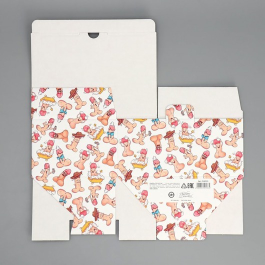 Сборная подарочная коробка «Веселые джентельмены» -  22 х 15 х 10 см. - Сима-Ленд - купить с доставкой в Новочеркасске