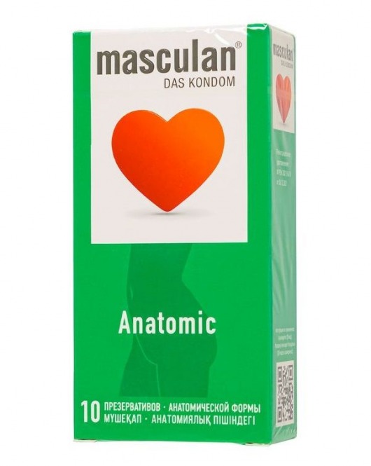 Презервативы анатомической формы Masculan Anatomic - 10 шт. - Masculan - купить с доставкой в Новочеркасске