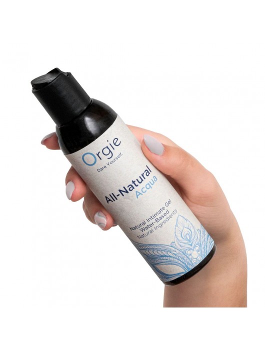 Интимный гель на водной основе Orgie All-Natural Acqua - 150 мл. - ORGIE - купить с доставкой в Новочеркасске