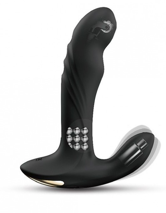 Черный вибромассажер простаты Multi P-Joy с 3 моторами - Dorcel - в Новочеркасске купить с доставкой