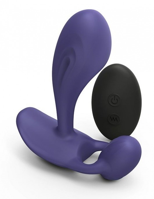 Темно-синий вибромассажер Witty P G Vibrator with Remote Control - Love to Love - в Новочеркасске купить с доставкой