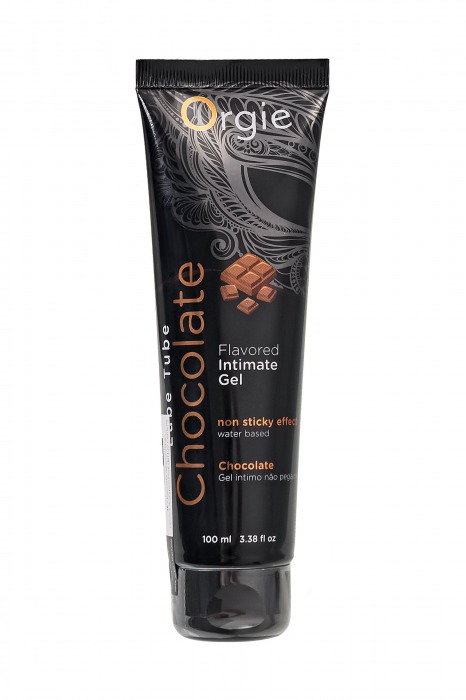 Интимный гель на водной основе Lube Tube Chocolate с шоколадным вкусом - 100 мл. - ORGIE - купить с доставкой в Новочеркасске