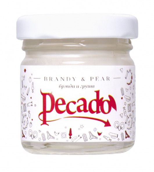 Массажная свеча Brandy   Pear - 35 мл. - Pecado - купить с доставкой в Новочеркасске