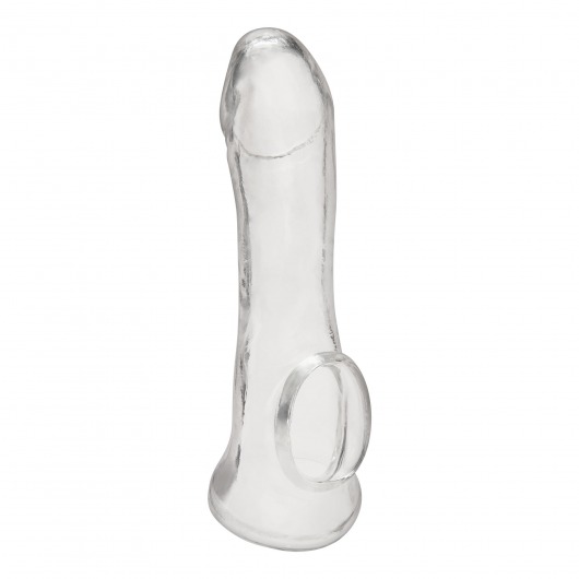 Прозрачная насадка на пенис Transparent Penis Enhancing Sleeve Extension - 15,9 см. - BlueLine - в Новочеркасске купить с доставкой