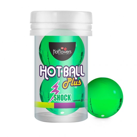 Лубрикант на силиконовой основе Hot Ball Plus с покалывающим эффектом (2 шарика по 3 гр.) - HotFlowers - купить с доставкой в Новочеркасске