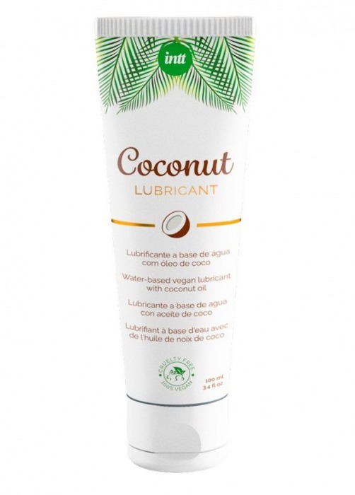 Веганская смазка на водной основе Coconut Lubricant - 100 мл. - INTT - купить с доставкой в Новочеркасске