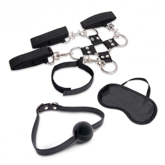 Набор для фиксации из 7 предметов Hogtie   Ball Gag Kit - Lux Fetish - купить с доставкой в Новочеркасске