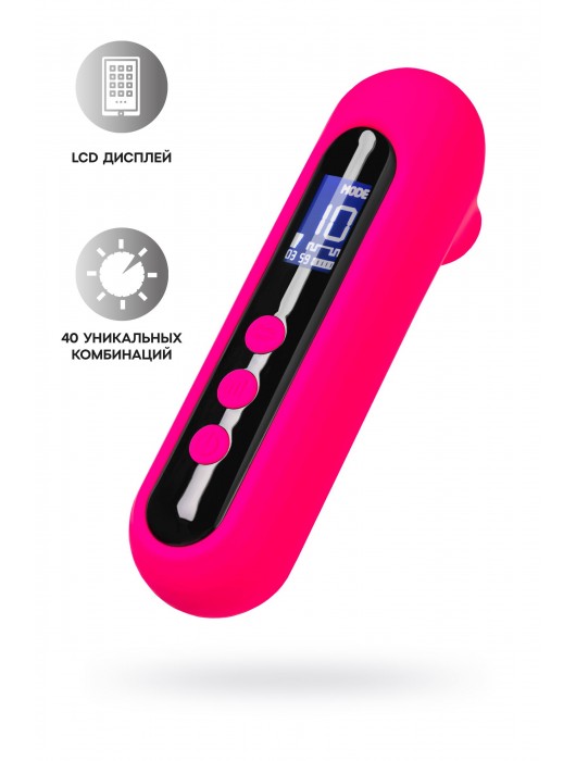 Ярко-розовый вакуум-волновой стимулятор Molette - ToyFa