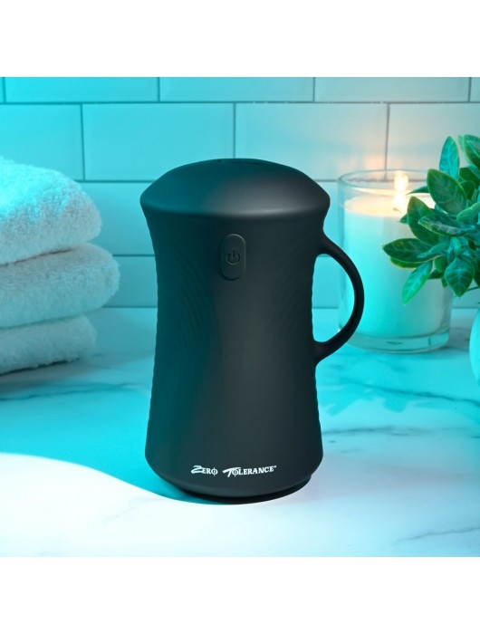 Черный вибромастурбатор с гироскопом Gyro Stroke - Zero Tolerance - в Новочеркасске купить с доставкой