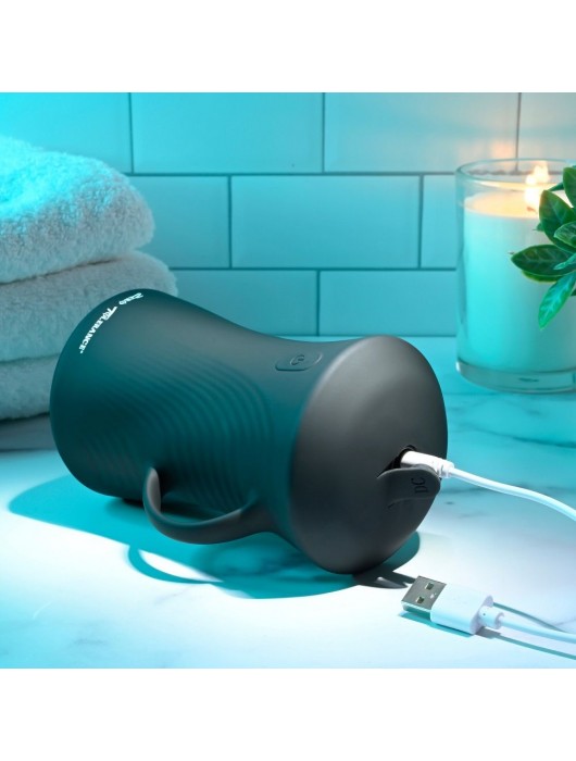 Черный вибромастурбатор с гироскопом Gyro Stroke - Zero Tolerance - в Новочеркасске купить с доставкой