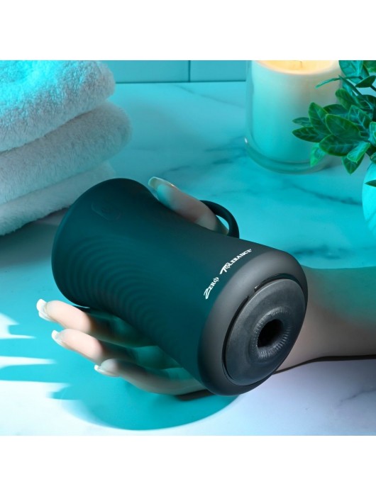 Черный вибромастурбатор с гироскопом Gyro Stroke - Zero Tolerance - в Новочеркасске купить с доставкой