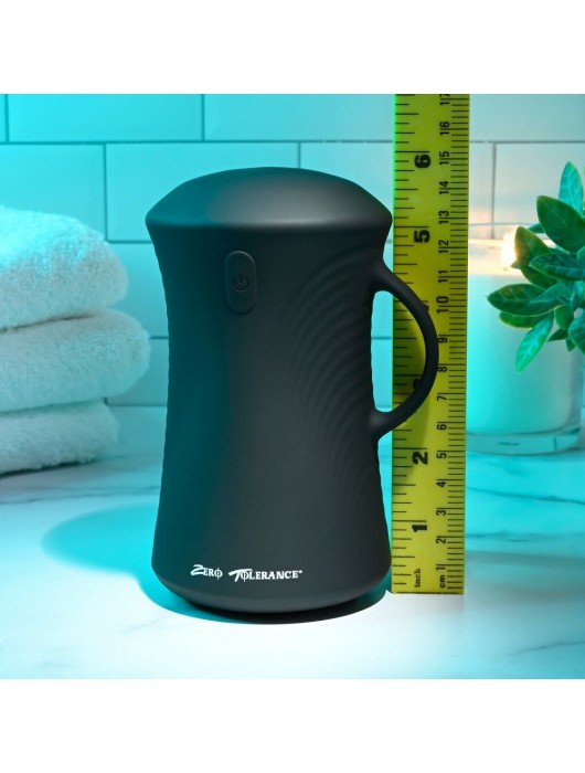 Черный вибромастурбатор с гироскопом Gyro Stroke - Zero Tolerance - в Новочеркасске купить с доставкой