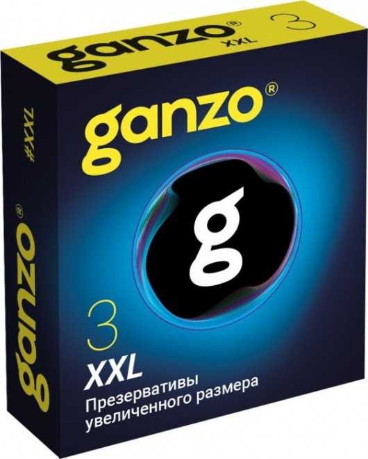 Презервативы увеличенного размера Ganzo XXL - 3 шт. - Ganzo - купить с доставкой в Новочеркасске