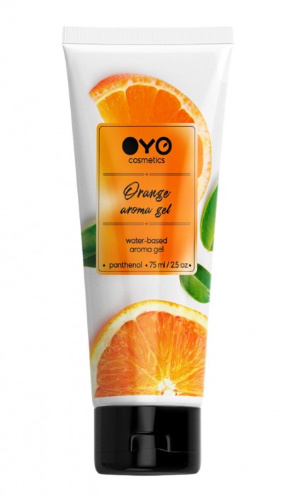 Лубрикант на водной основе OYO Aroma Gel Orange с ароматом апельсина - 75 мл. - OYO - купить с доставкой в Новочеркасске