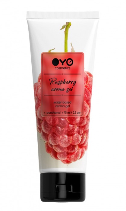 Лубрикант на водной основе OYO Aroma Gel Raspberry с ароматом малины - 75 мл. - OYO - купить с доставкой в Новочеркасске