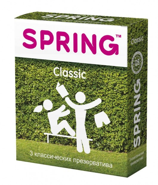 Классические презервативы SPRING CLASSIC - 3 шт. - SPRING - купить с доставкой в Новочеркасске