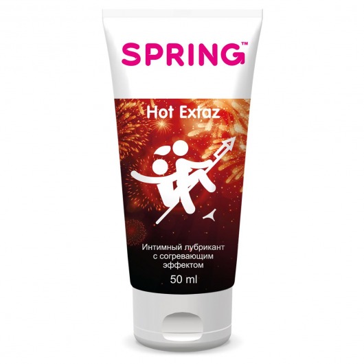 Согревающие интимный лубрикант Spring Hot Extaz - 50 мл. - SPRING - купить с доставкой в Новочеркасске