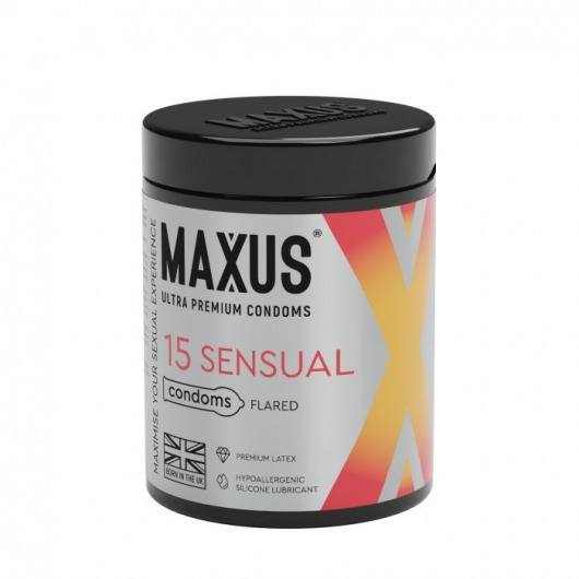 Анатомические презервативы MAXUS Sensual - 15 шт. - Maxus - купить с доставкой в Новочеркасске