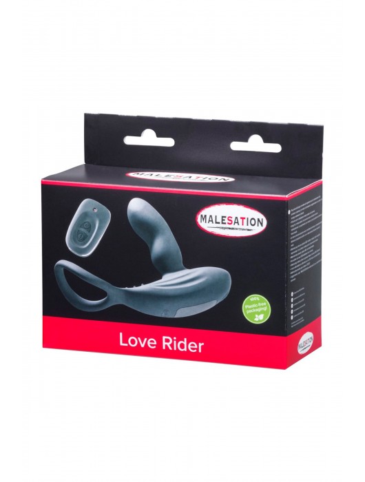 Стимулятор простаты с эрекционным кольцом Love Rider - MALESATION - в Новочеркасске купить с доставкой