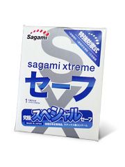 Презерватив Sagami Xtreme Ultrasafe с двойным количеством смазки - 1 шт. - Sagami - купить с доставкой в Новочеркасске