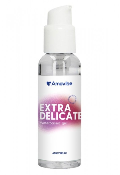 Гель на водной основе Amovibe Extra Delicate - 100 мл. - Amovibe - купить с доставкой в Новочеркасске