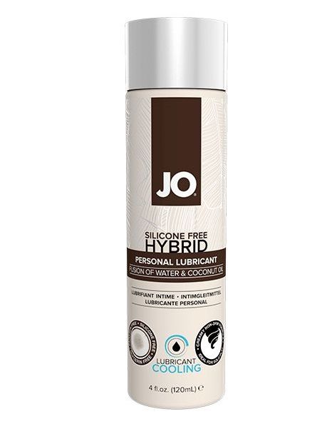 Водно-масляный лубрикант с охлаждающим эффектом JO Silicon free Hybrid Lubricant COOLING - 120 мл. - System JO - купить с доставкой в Новочеркасске