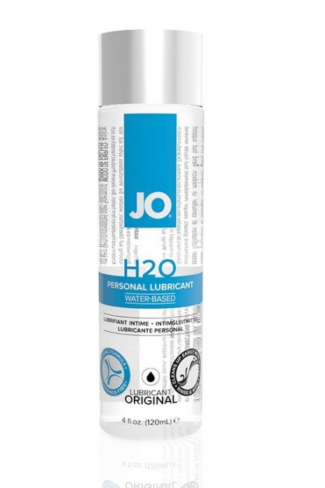 Нейтральный лубрикант на водной основе JO Personal Lubricant H2O - 120 мл. - System JO - купить с доставкой в Новочеркасске