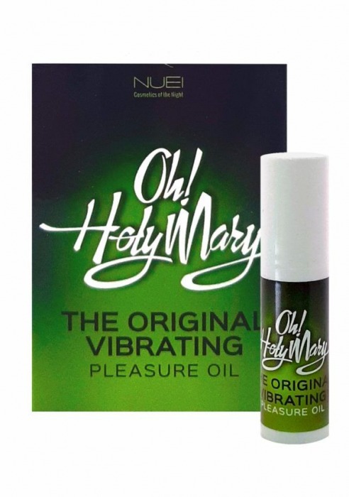 Масло унисекс с эффектом вибрации Oh! Holy Mary - 6 мл. - Nuei cosmetics - купить с доставкой в Новочеркасске