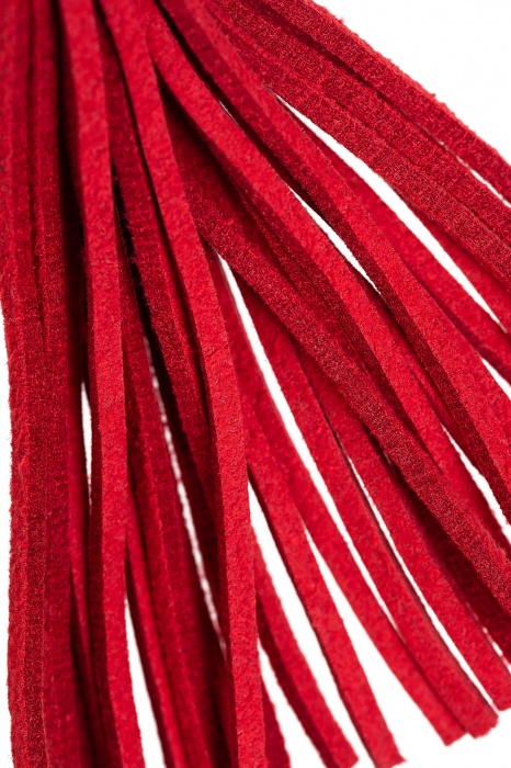 Зажимы на соски «Вилки» с красными кисточками из замши - Pecado - купить с доставкой в Новочеркасске