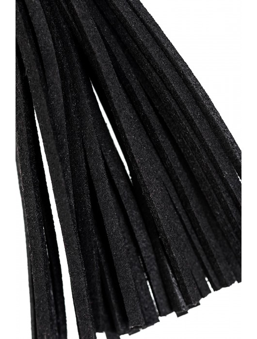 Зажимы на соски «Вилки» с черными кисточками из замши - Pecado - купить с доставкой в Новочеркасске